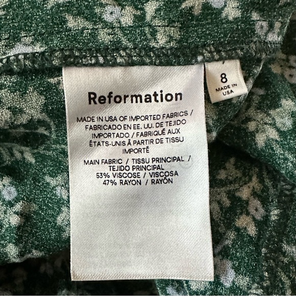 Reformation Emerald Floral Midi Dress - Picture 13 of 13